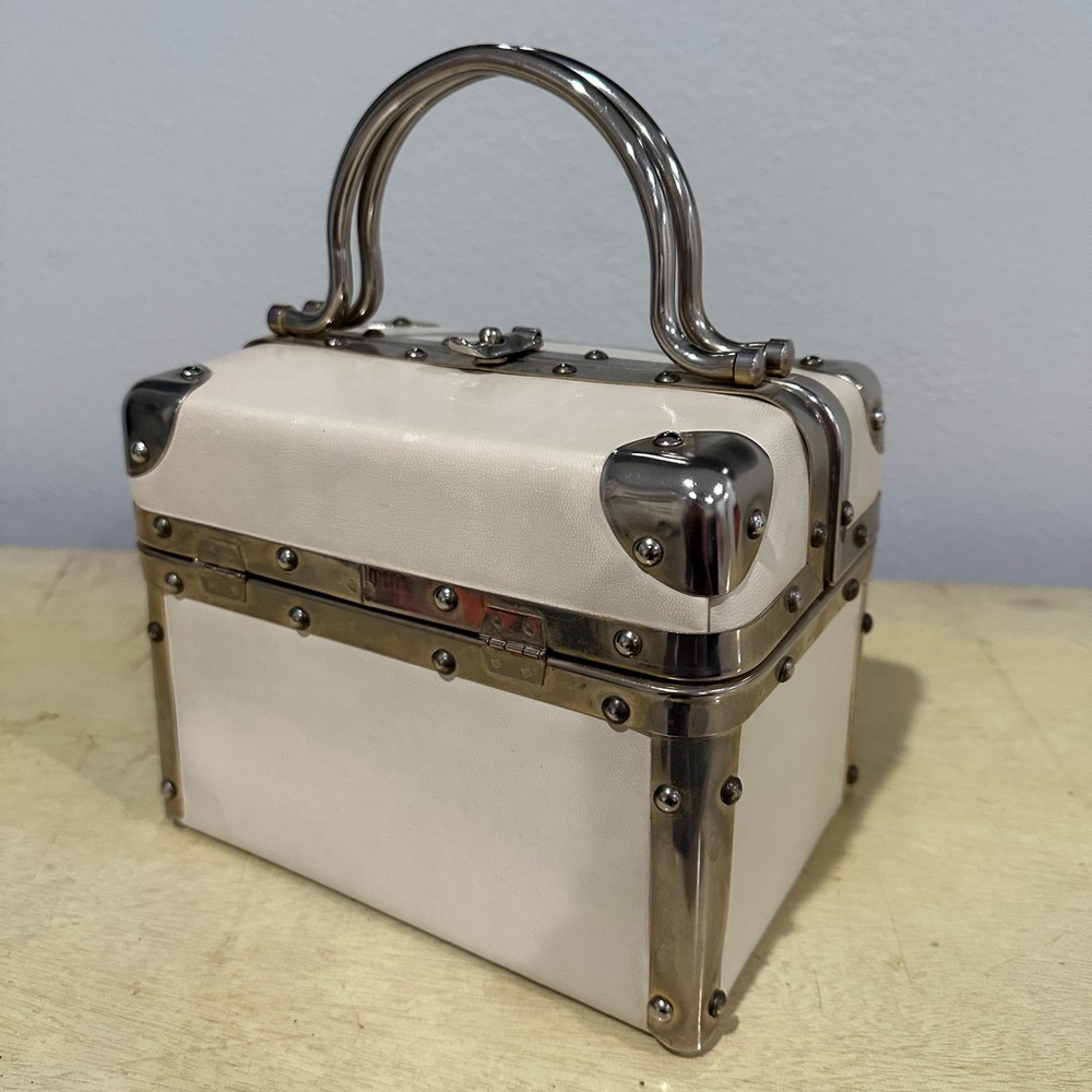 Vintage Borsa Bella Italian Leather Train Purse/Case